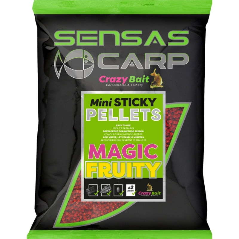 Sensas Carp Crazy Bait Mini Sticky Pellets 700g